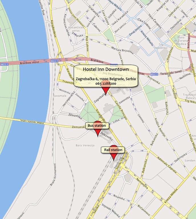 Hostel Inn Downtown Beograd Ngoại thất bức ảnh